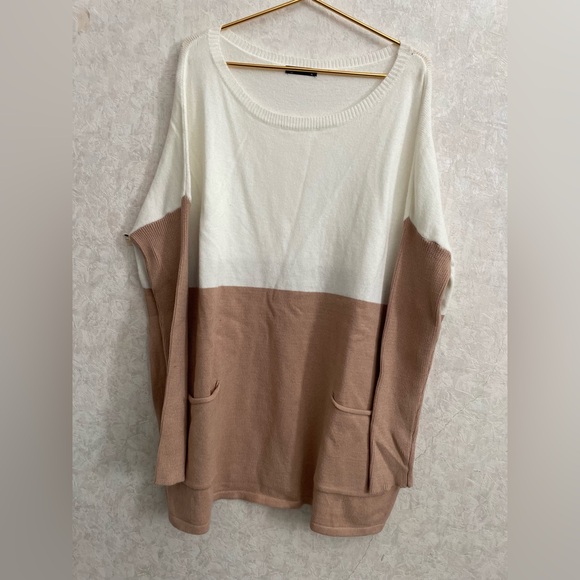 Pretty Garden women's extra large long sleeve oversized tunic sweater - Picture 2 of 5